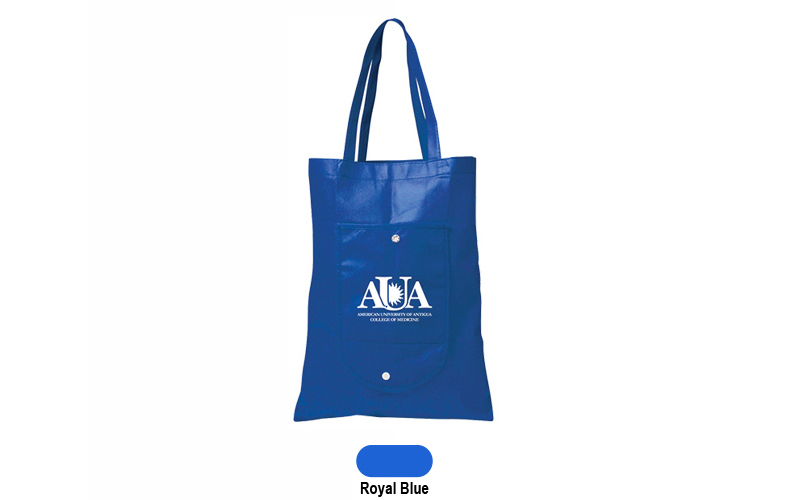13" W x 17" H -“Cove” Fold-Up Tote Bag 13" W x 17" H -“Cove” Fold-Up Tote Bag